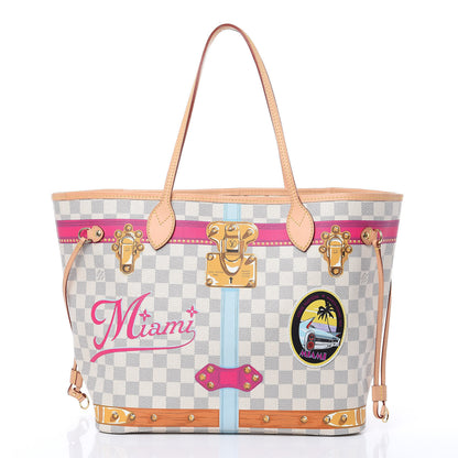 Louis Vuitton Damier Azur Summer Trunks Miami Neo Neverfull MM 3 of 12