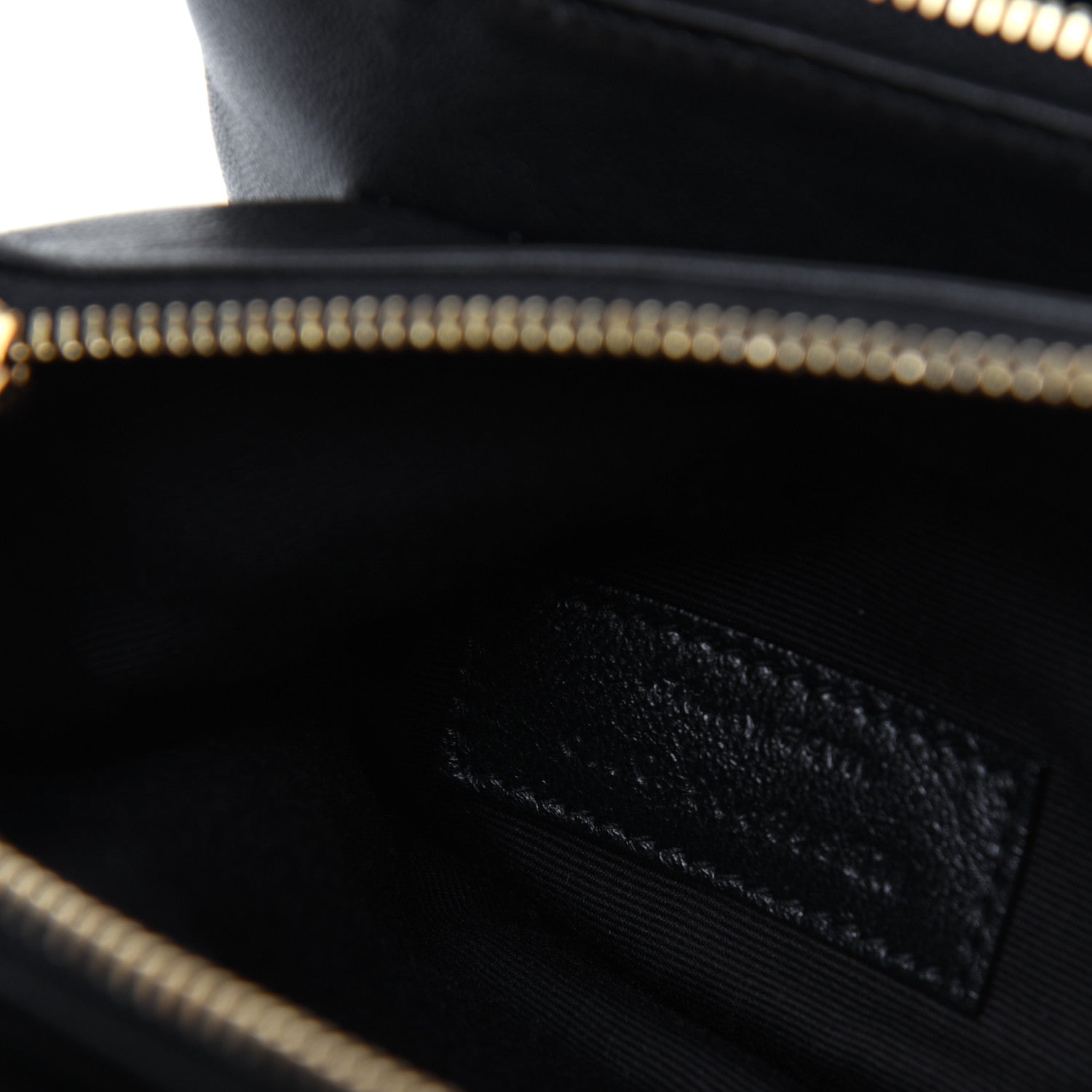 Saint Laurent Lambskin Diamond Quilted Monogram Angie Chain Bag Black 10 of 23