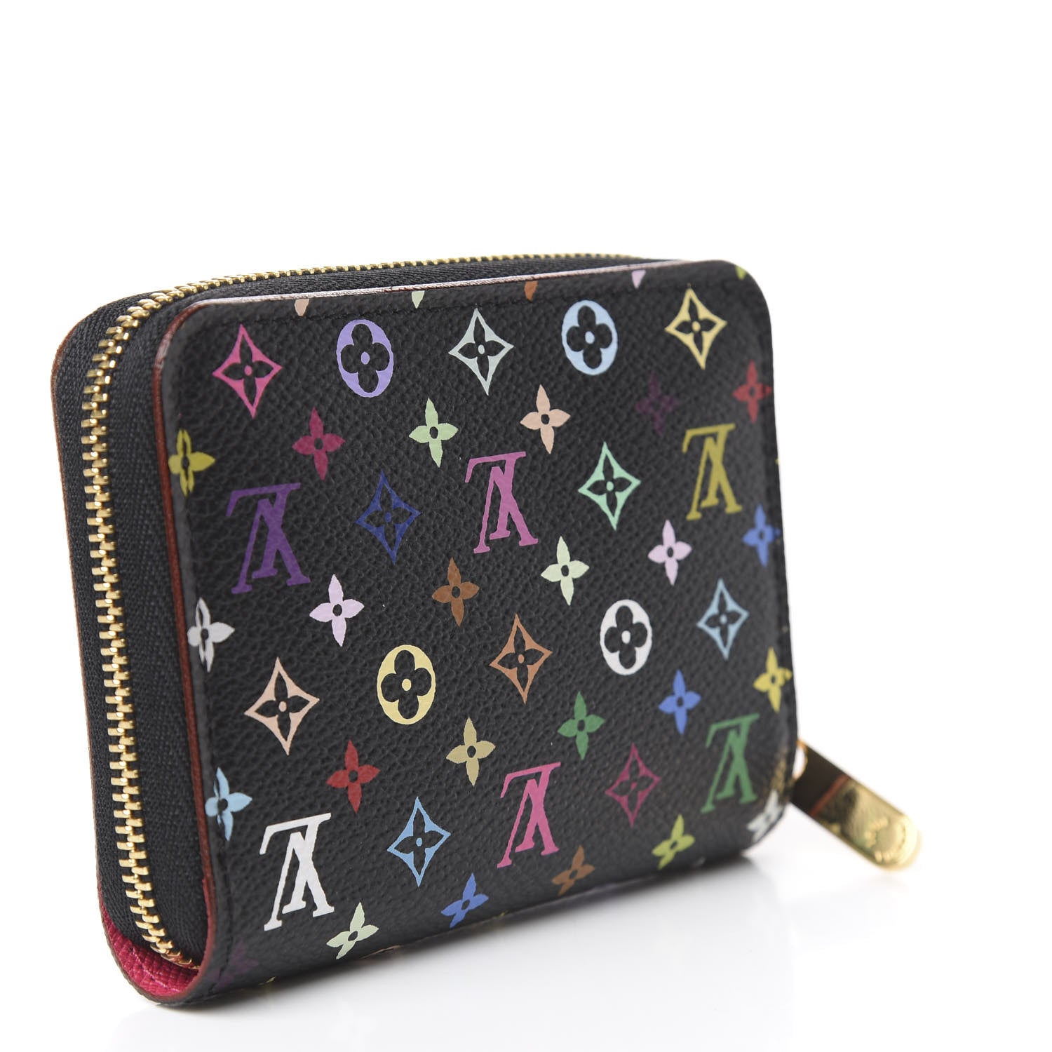 Louis Vuitton Monogram Multicolor Zippy Coin Purse Black Grenade 3 of 6
