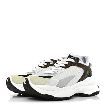 Louis Vuitton Monogram Calfskin Run 55 Sneakers 35.5 White 3 of 9