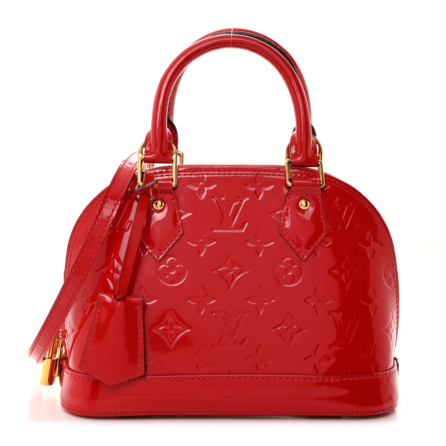 Louis Vuitton Vernis Alma BB Cherry 1 of 13