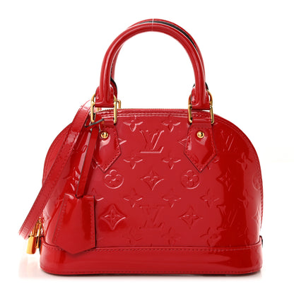 Louis Vuitton Vernis Alma BB Cherry 1 of 13