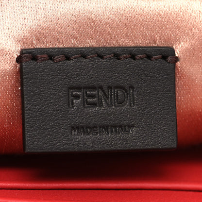 Fendi Sequin Paillettes Vitello Grace Sex and the City Mini Baguette Mattone 6 of 11