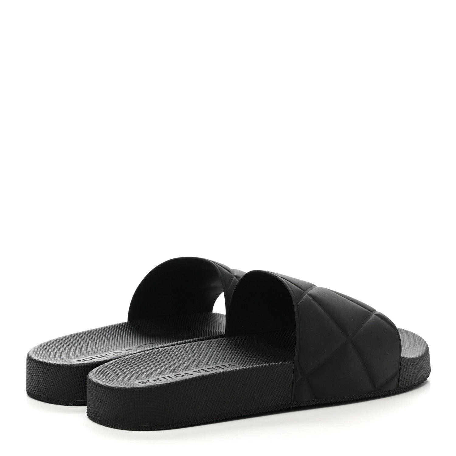 Bottega Veneta Rubber The Slider Sandals 39 Black 4 of 7