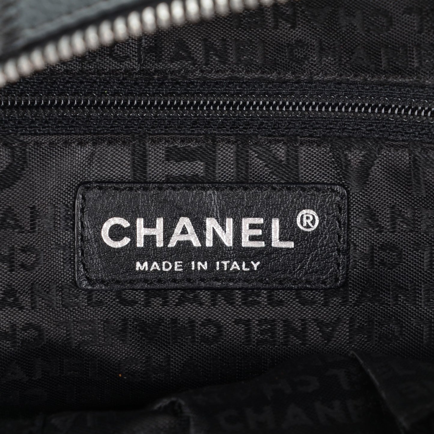 Caviar Square Stitched Bowler Black