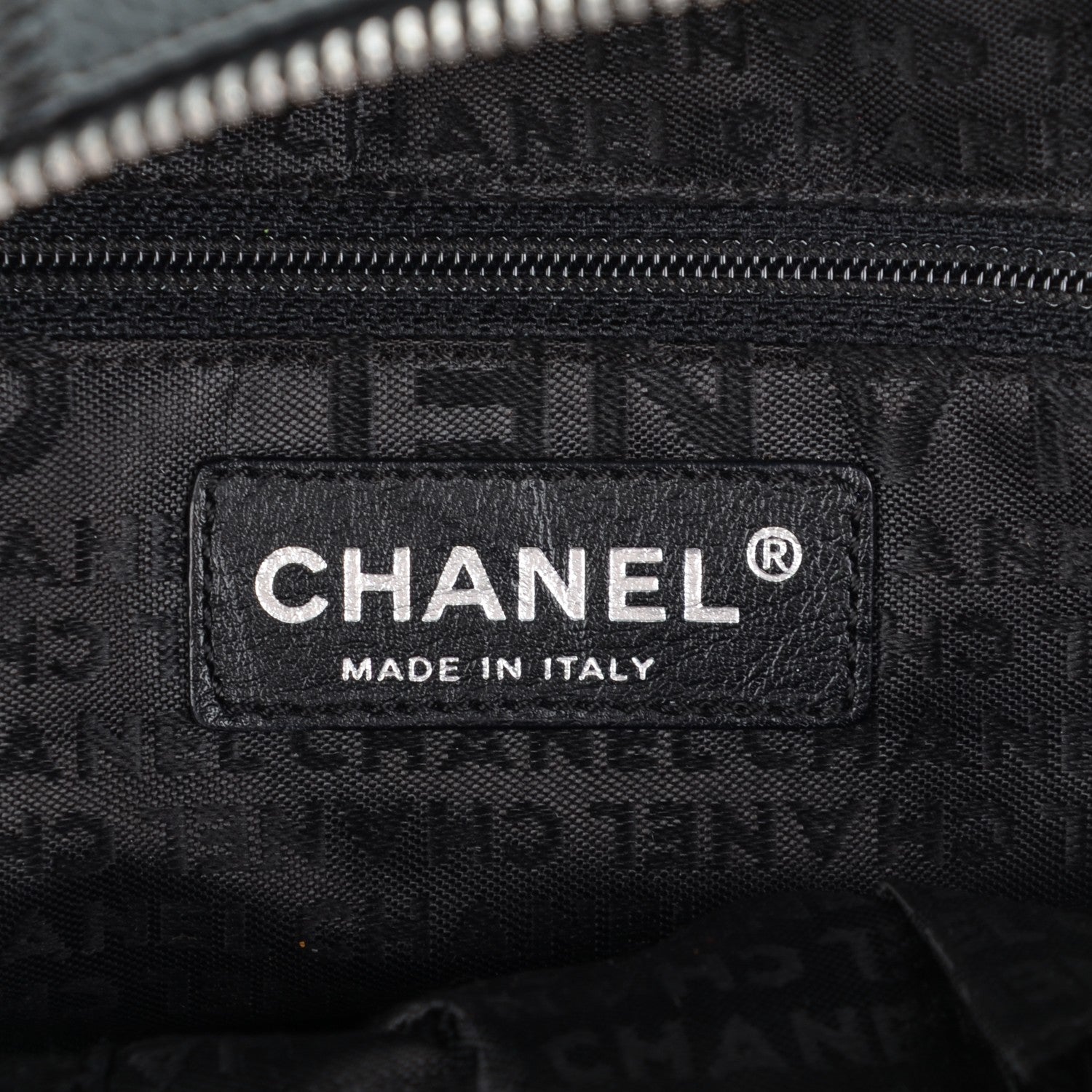 Chanel Caviar Square Stitched Bowler Black 6 of 8