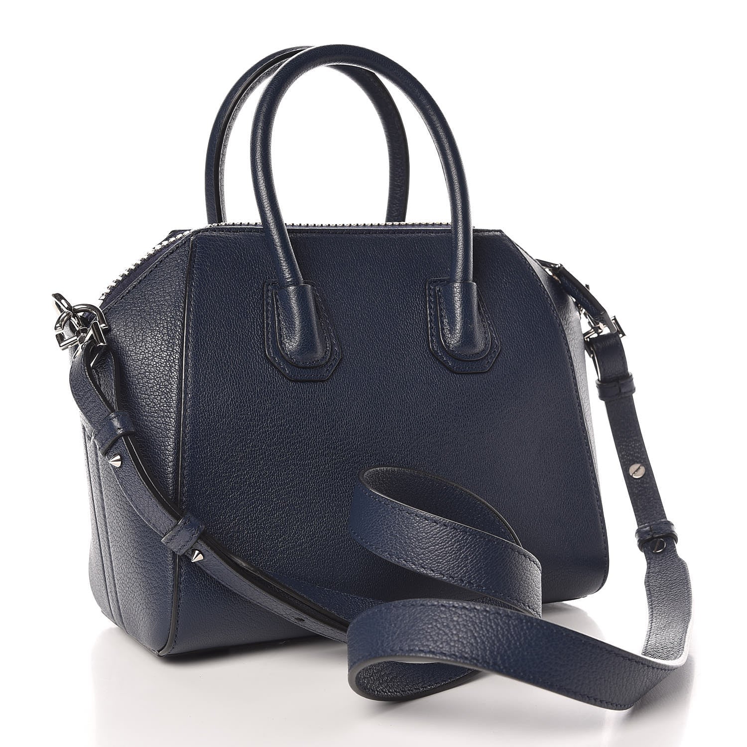 Givenchy Sugar Goatskin Mini Antigona Navy 3 of 11