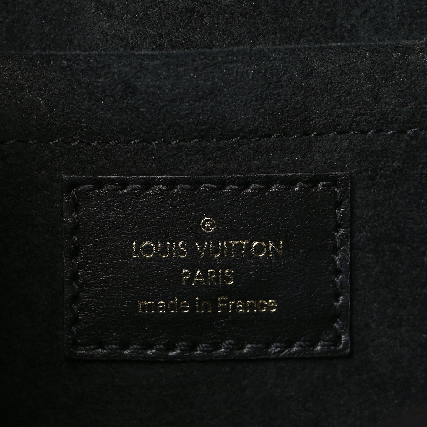 Monogram Padlock On Strap Black