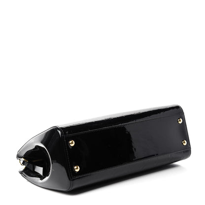 Louis Vuitton Vernis Brea MM Black 4 of 10