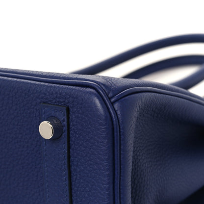 Hermes Togo Birkin 30 Bleu Encre 12 of 13