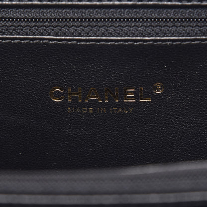 Chanel Caviar Quilted Medium CC Filigree Vanity Case Black 7 of 9