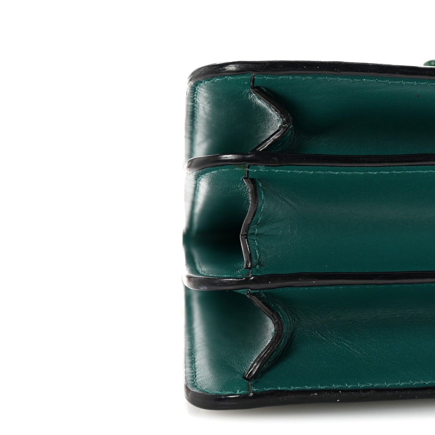 Calfskin Serpenti Forever Top Handle Emerald Green