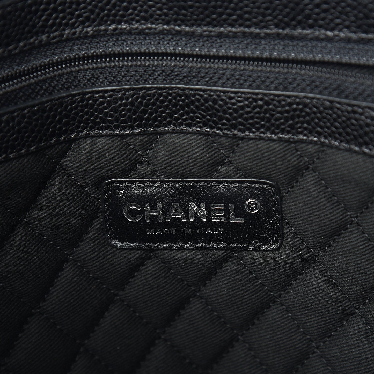 Coated Canvas Coco Tote Black