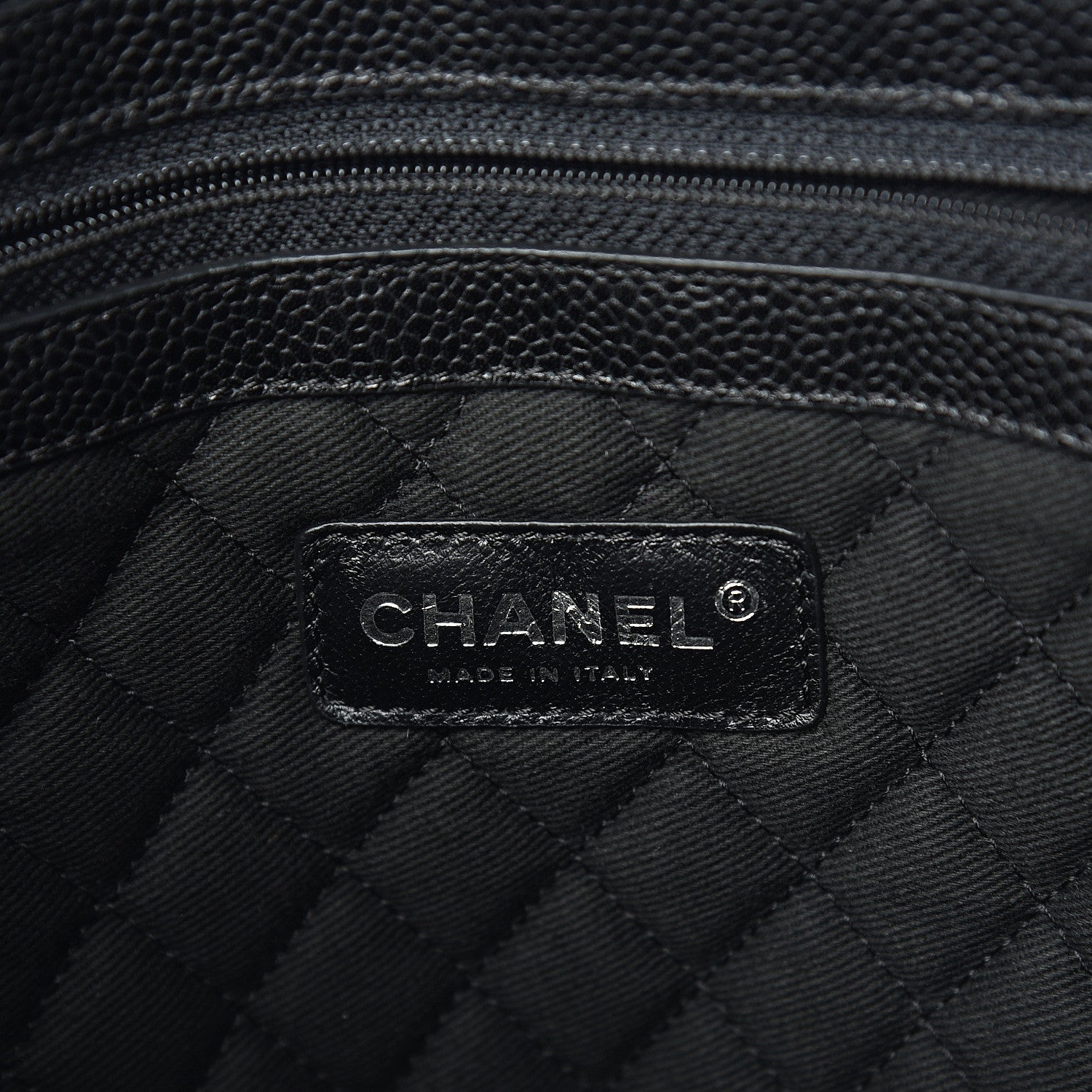 Chanel Coated Canvas Coco Tote Black 5 of 9