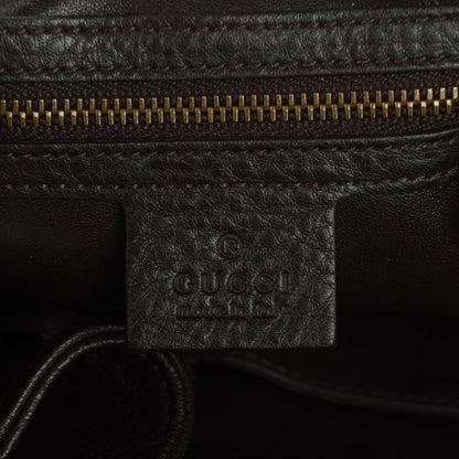 Gucci Deerskin Large Hip Bamboo Hobo Dark Cocoa 7 of 8