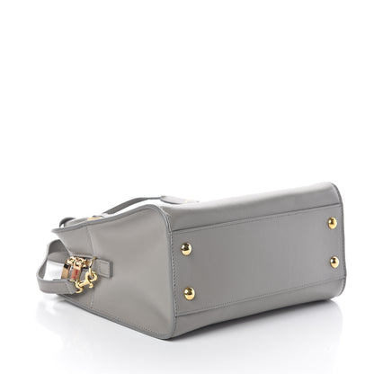 Saint Laurent Calfskin Small Monogram Cabas Fog 3 of 7