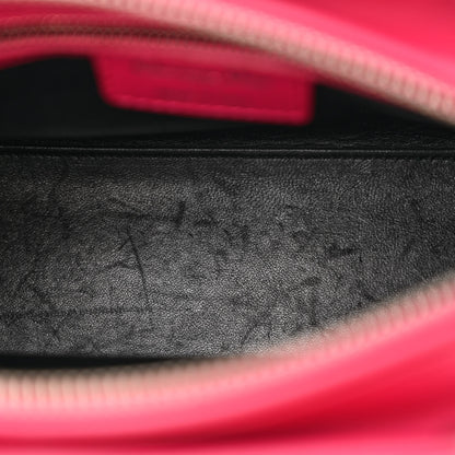 Christian Dior Lambskin Cannage Medium Tri-Color Lady Dior Fuchsia Anemone Black 11 of 20