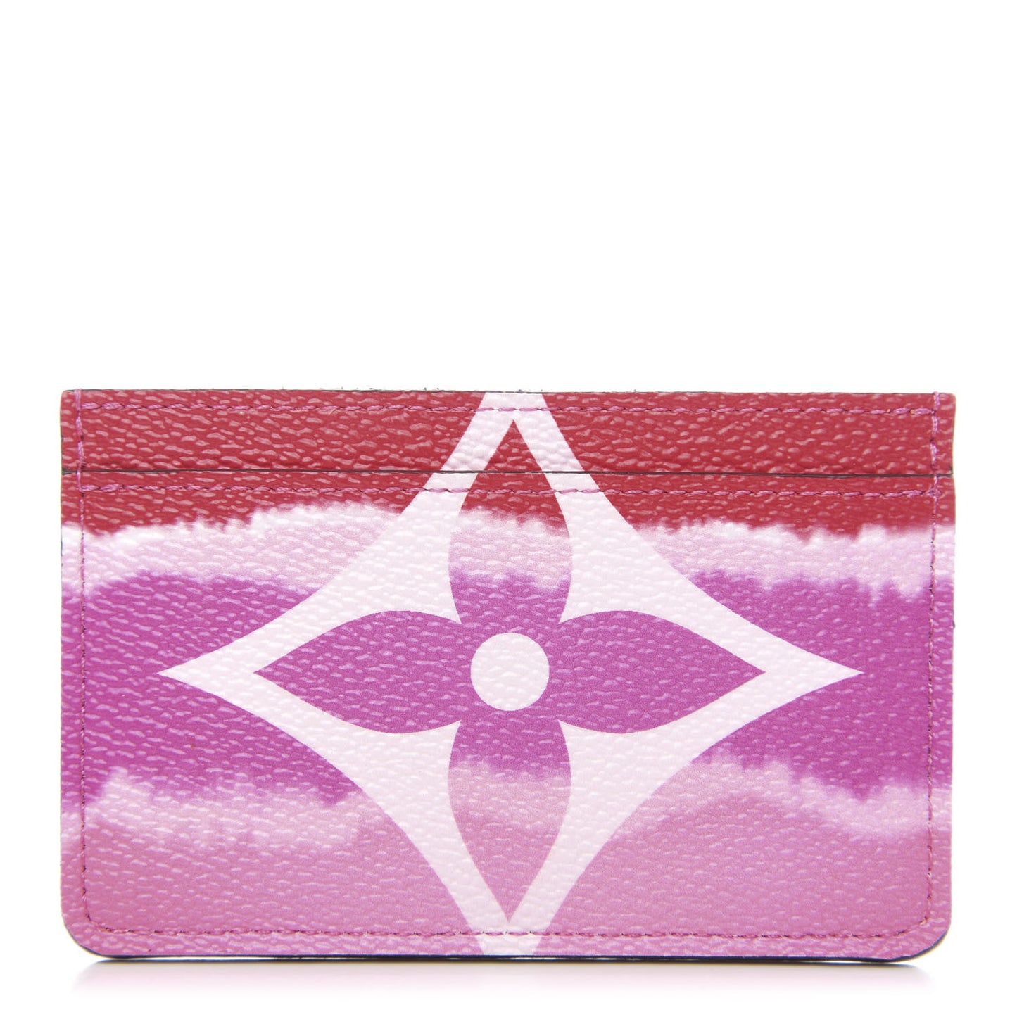 Monogram Escale Card Holder Rouge
