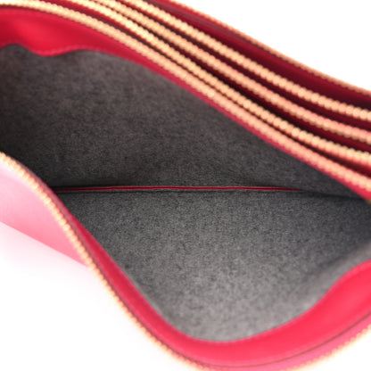 Celine Lambskin Small Trio Crossbody Bag Fuchsia 7 of 13