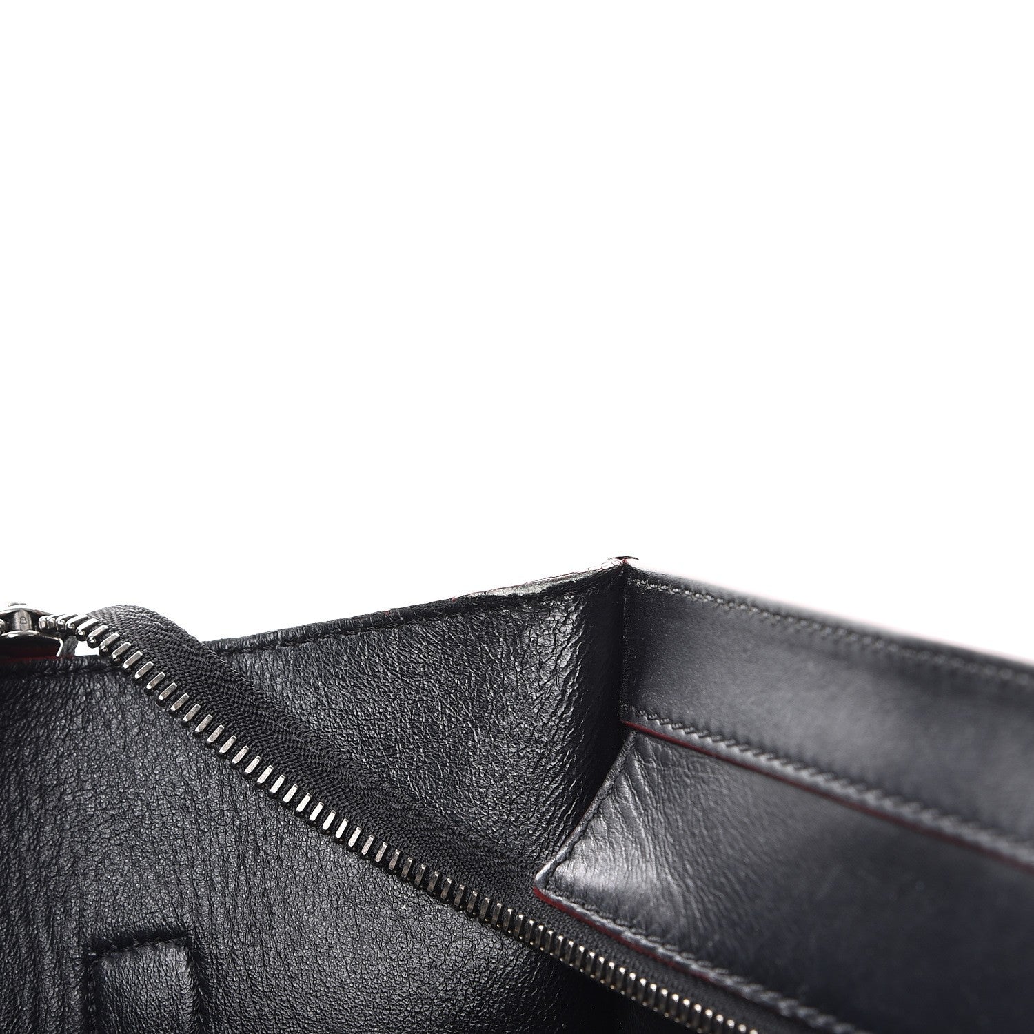 Celine Smooth Calfskin Mini Luggage Black Pink Trim 13 of 27