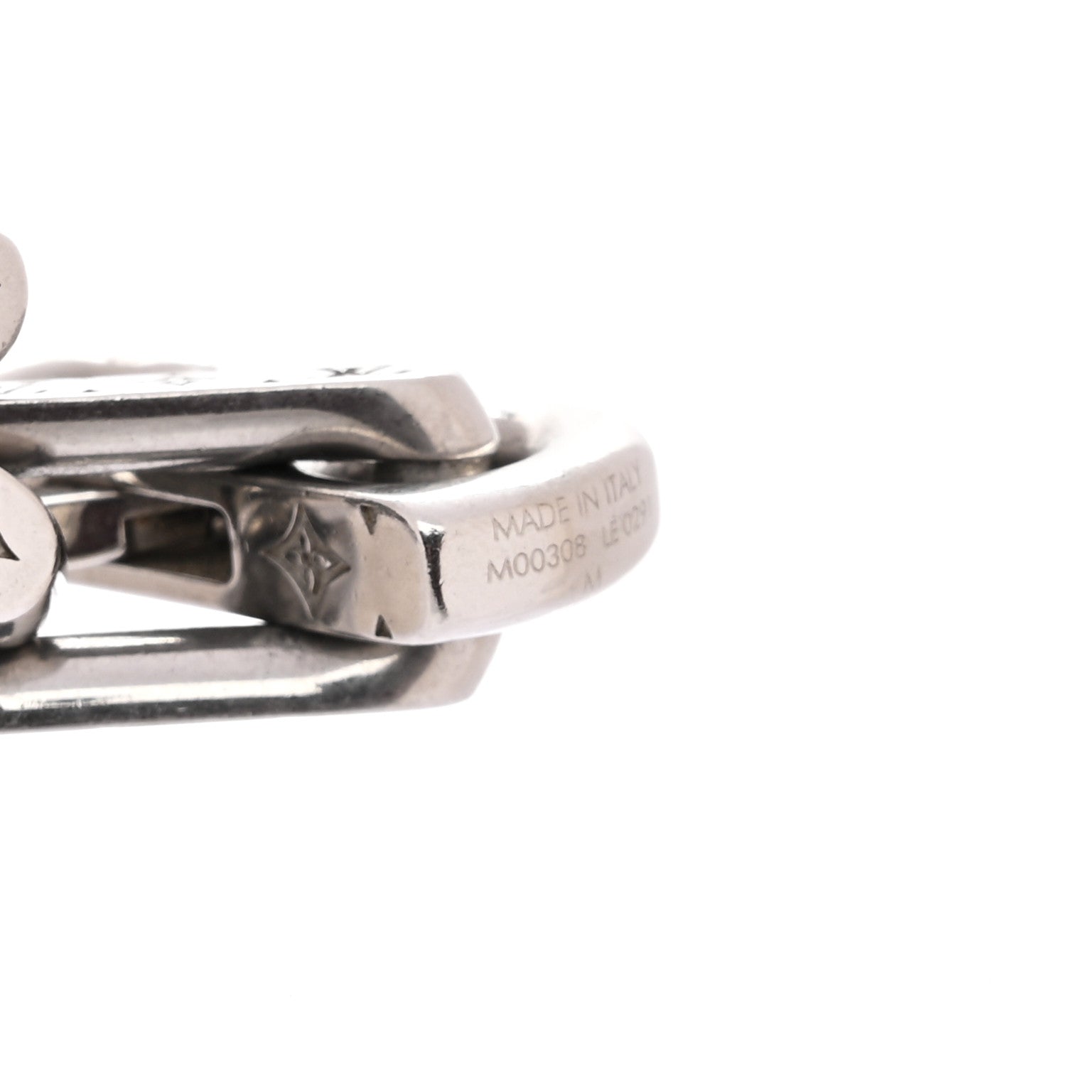 Louis Vuitton Monogram Chain Bracelet M Silver 4 of 5