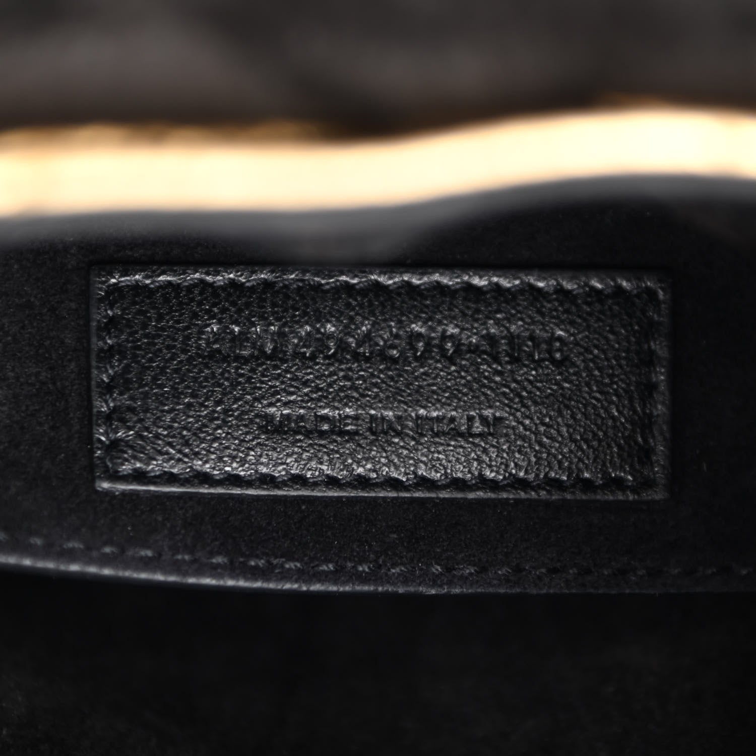 Saint Laurent Metallic Calfskin Y Quilted Small Loulou Monogram Chain Satchel Gold 8 of 11
