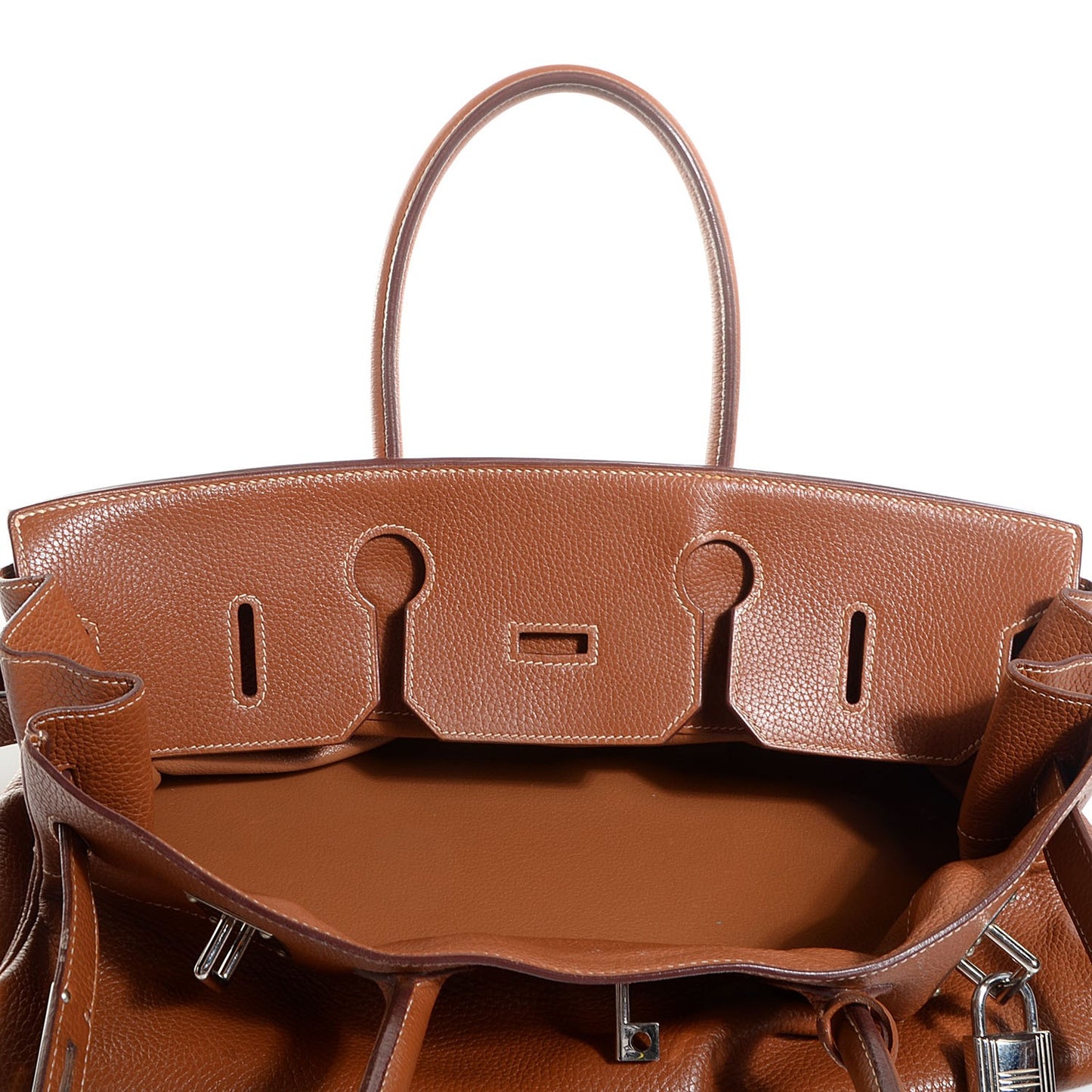 Taurillon Clemence JPG Birkin 42 Gold
