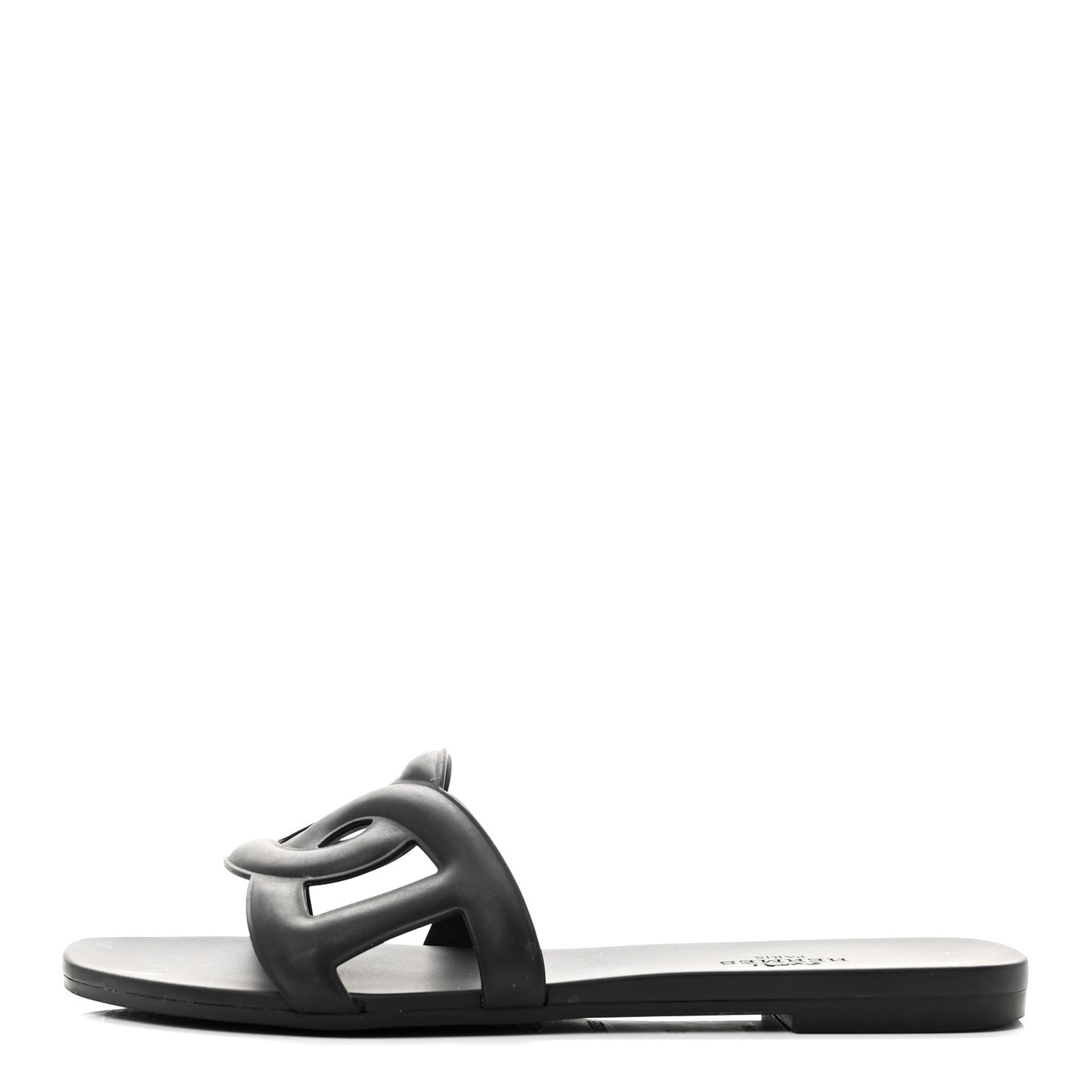 Rubber Aloha Sandals 35 Black
