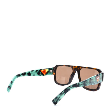 Prada Acetate Symbole Sunglasses SPR 22Y Tortoise Green 4 of 7