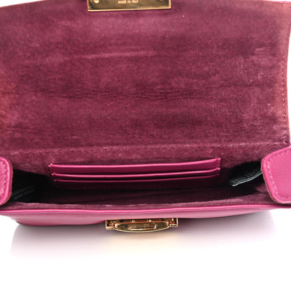 Fendi Shiny Nappa Mini Be Baguette Shoulder Bag Ciclamino 4 of 4