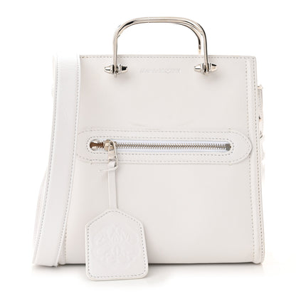 Alexander McQueen Calfskin The Short Story Shoulder Bag White 1 of 15