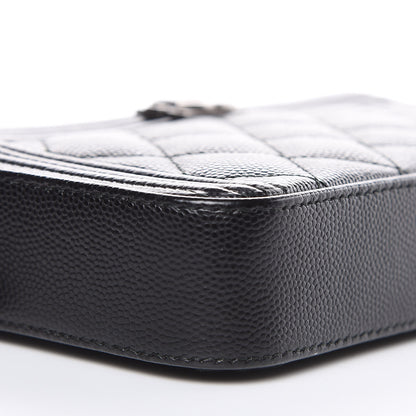 Chanel Caviar Quilted Small Boy Clutch With Chain Black 10 of 11