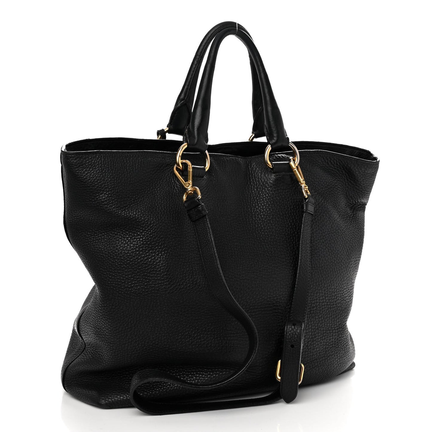 Vitello Phenix Satchel Black