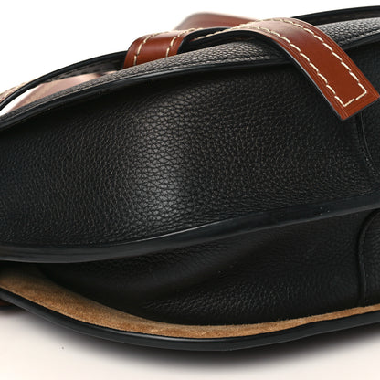 Loewe Grained Calfskin Small Gate Crossbody Bag Pecan Black 7 of 8