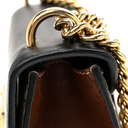 Gucci GG Supreme Monogram Calfskin Small Padlock Shoulder Bag Beige Black Cuir Beige Black Cuir 10 of 12
