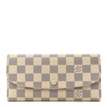 Louis Vuitton Damier Azur Emilie Wallet 1 of 7