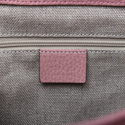 Gucci Dollar Calfskin Interlocking G Top Handle Shoulder Bag Soft Pink 8 of 16