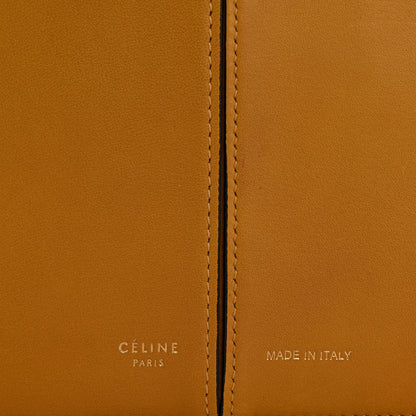 Celine Supple Natural Calfskin Medium Tri-Fold Bag Ocre 6 of 13