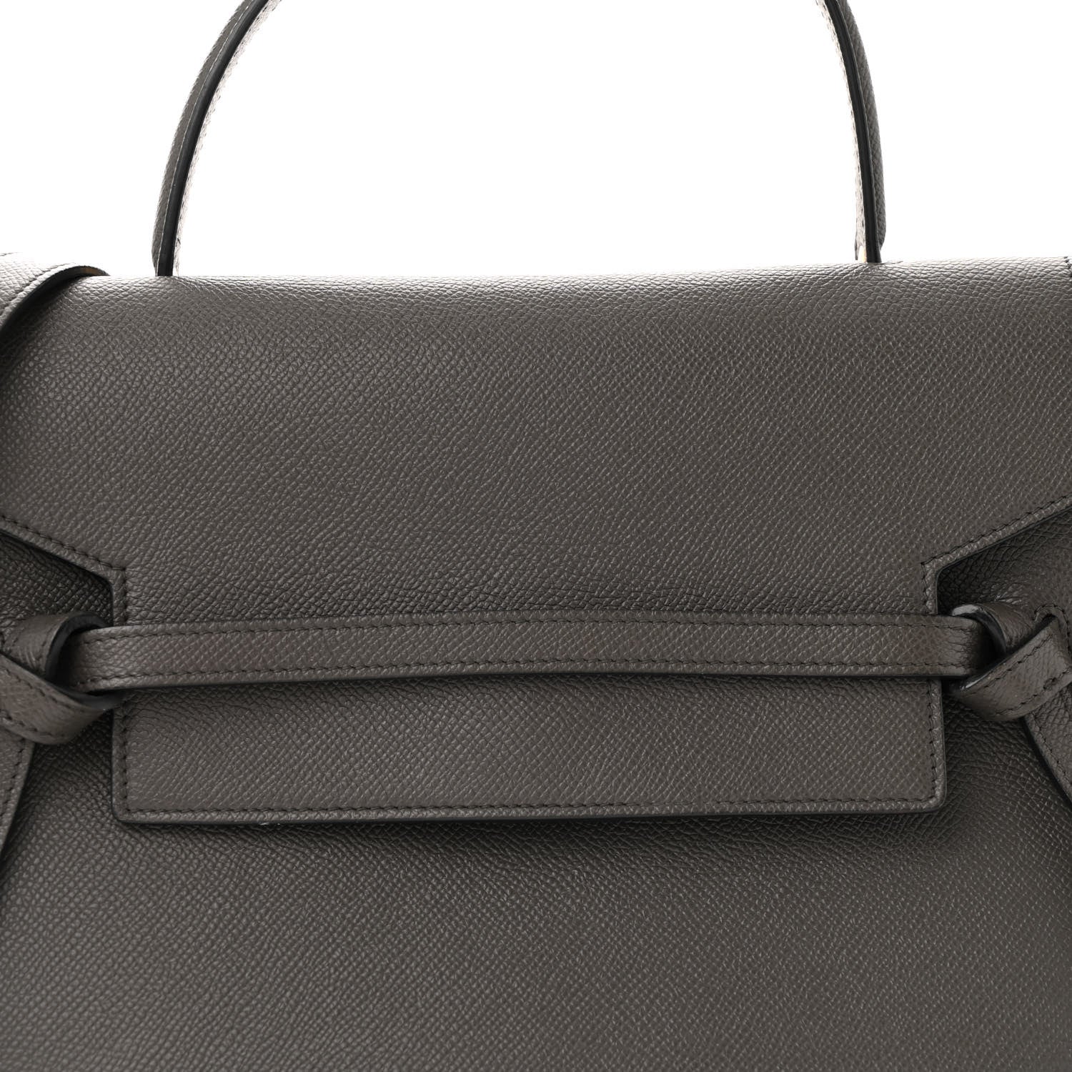 Celine Grained Calfskin Mini Belt Bag Grey 8 of 13