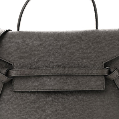 Celine Grained Calfskin Mini Belt Bag Grey 8 of 13