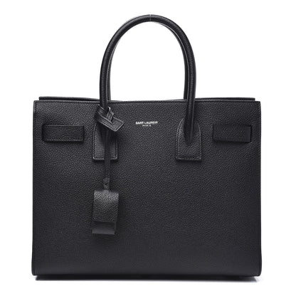Saint Laurent Grained Calfskin Baby Sac De Jour Black 1 of 11