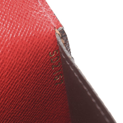 Louis Vuitton Damier Ebene Josephine Wallet Red 6 of 10