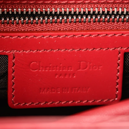 Christian Dior Patent Cannage Medium Lady Dior Red 6 of 6