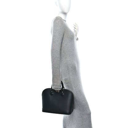 Louis Vuitton Epi Alma PM Black 2 of 11