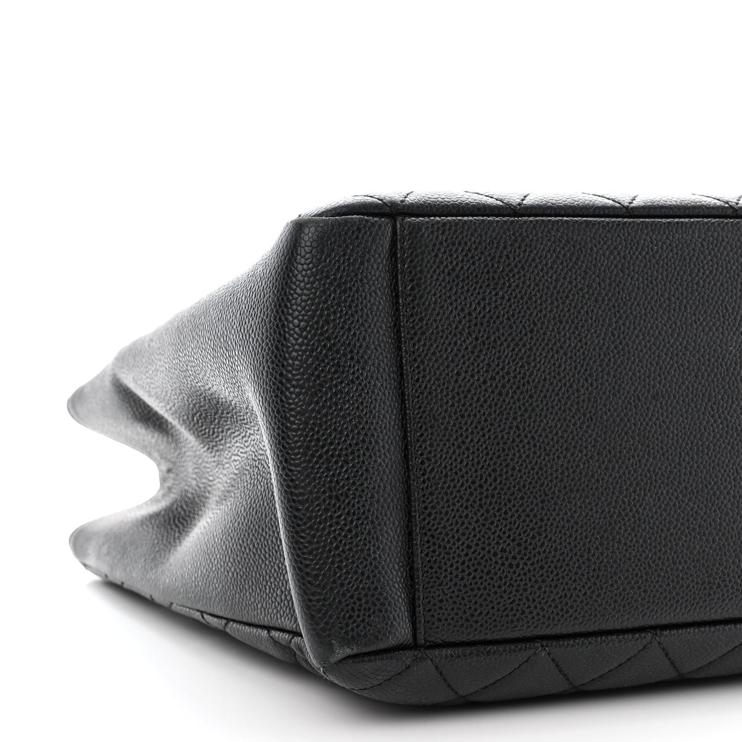 Caviar Quilted Grand Shopping Tote GST Black