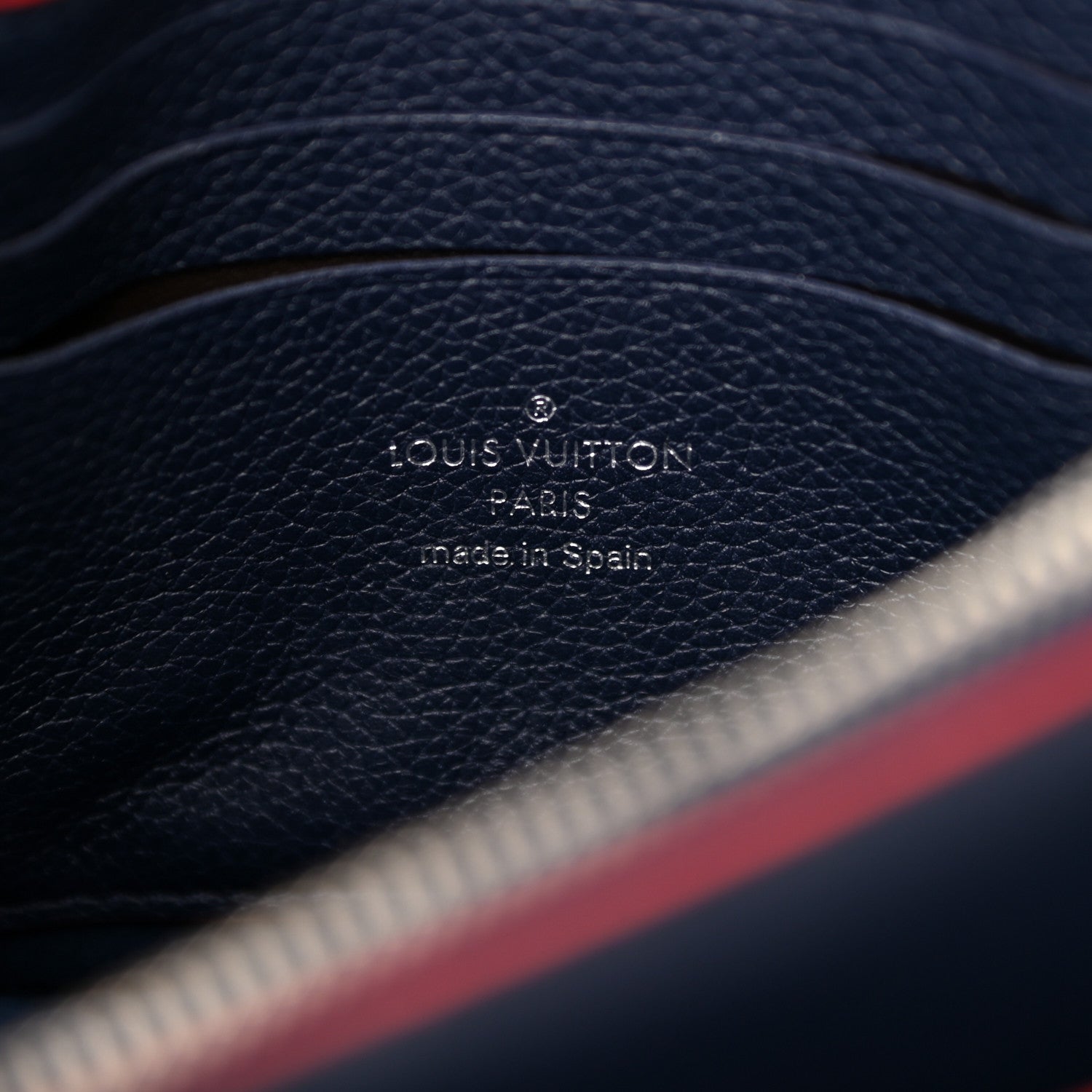 Louis Vuitton Soft Calfskin My Lockme Chain Pochette Marine Rouge 7 of 10