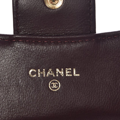 Chanel Aged Calfskin Chevron Quilted Small Reissue Flap Wallet Burgundy 6 of 9