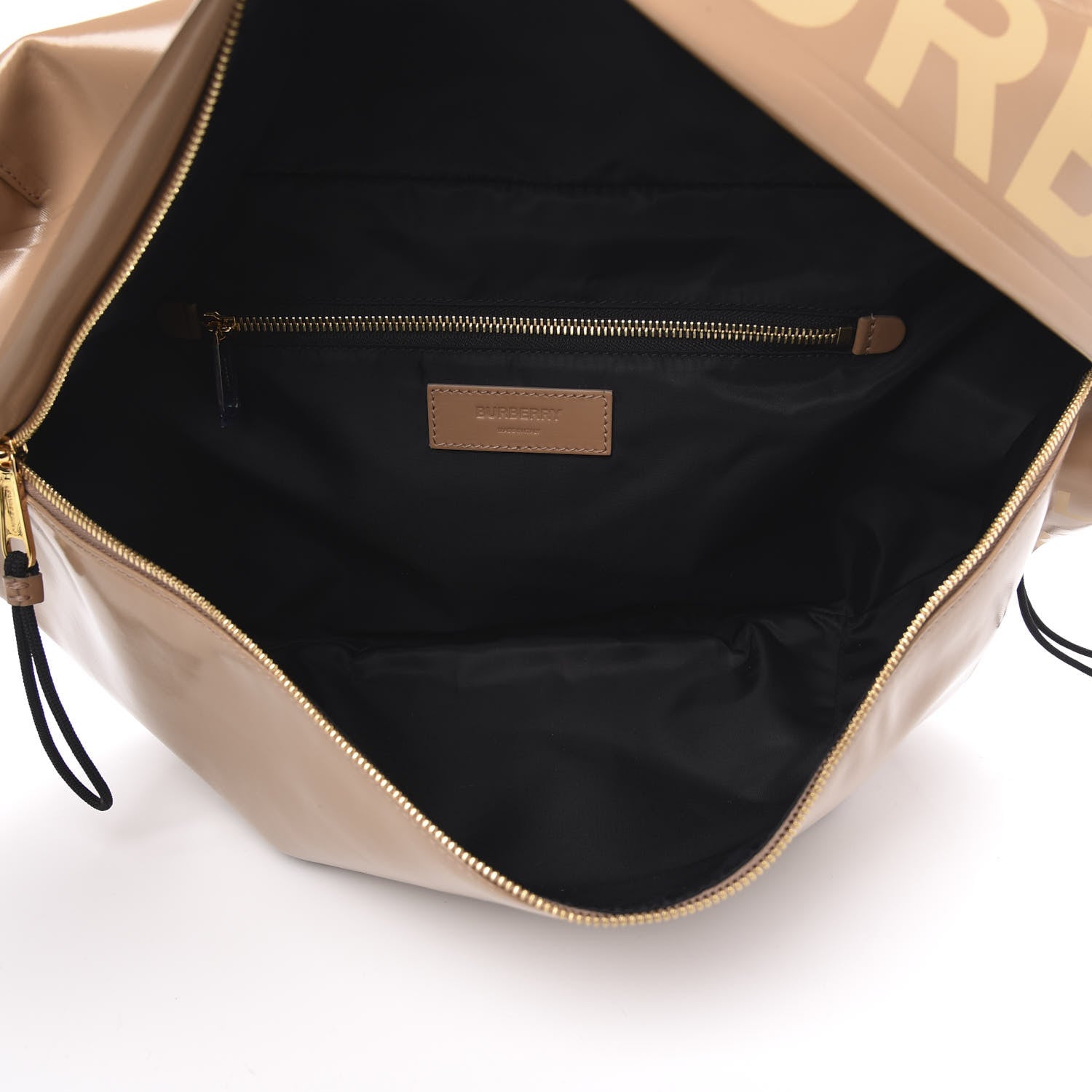 Burberry Coated Canvas Horseferry Print Extra Large Bum Bag Beige 5 of 8