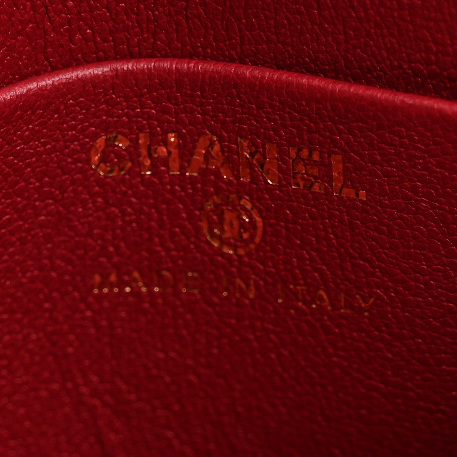 Chanel Patent Calfskin Quilted Shiny Coco Clutch With Chain Red 5 of 10