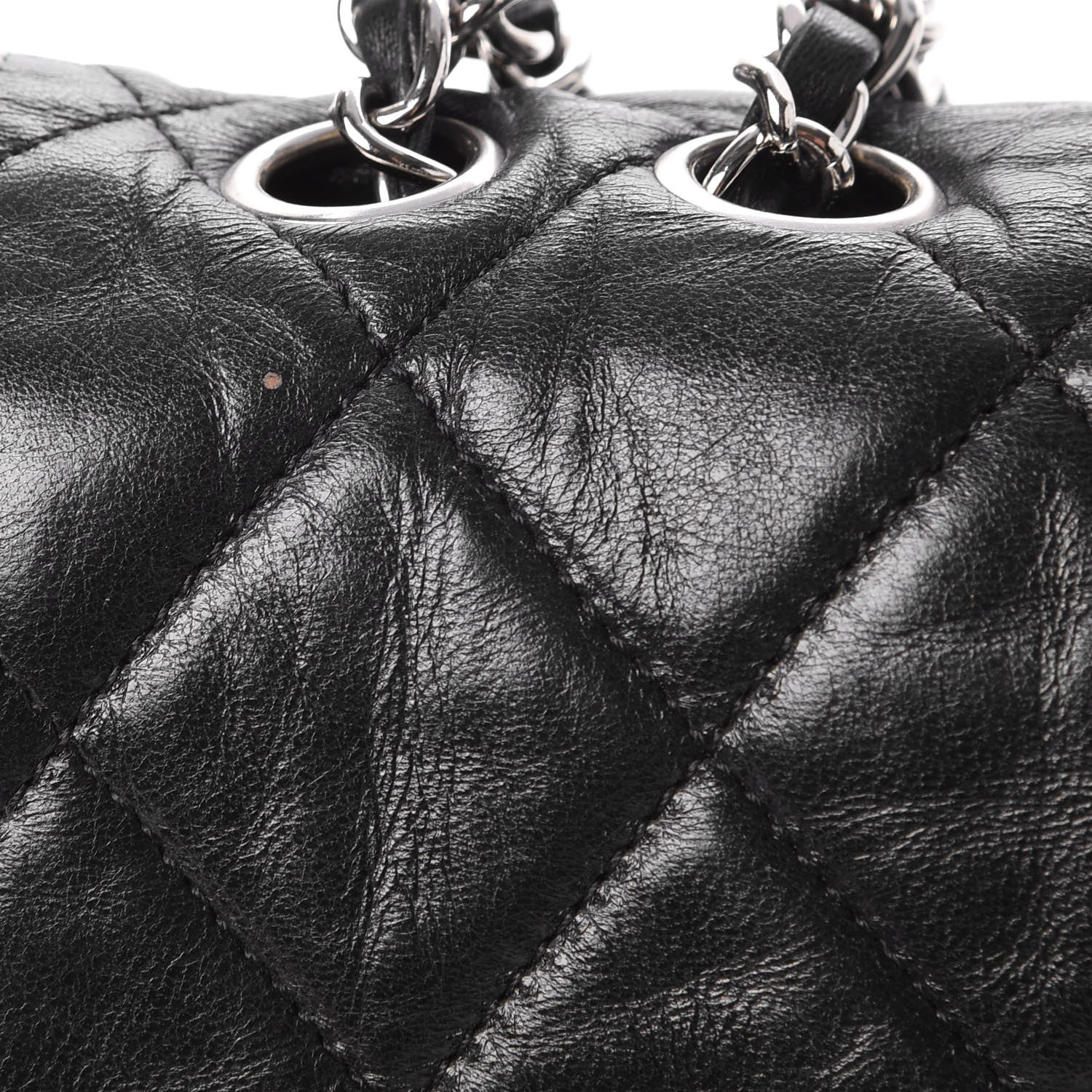 Chanel Lambskin East West Accordion Flap Black 23 of 23